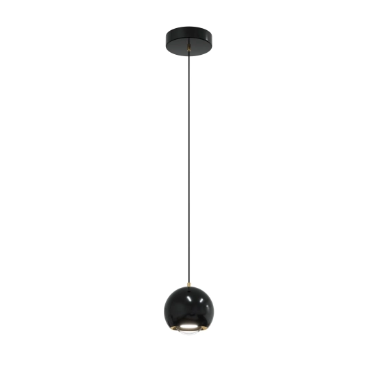 Lampa Wisząca Aurenia 1xLED czarna PL0122-CB yaskr