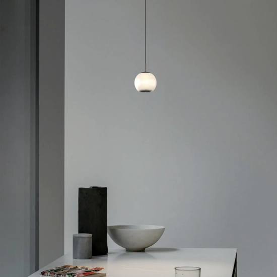 Lampa Wisząca Iliso 1xLED czarna PL0148 yaskr