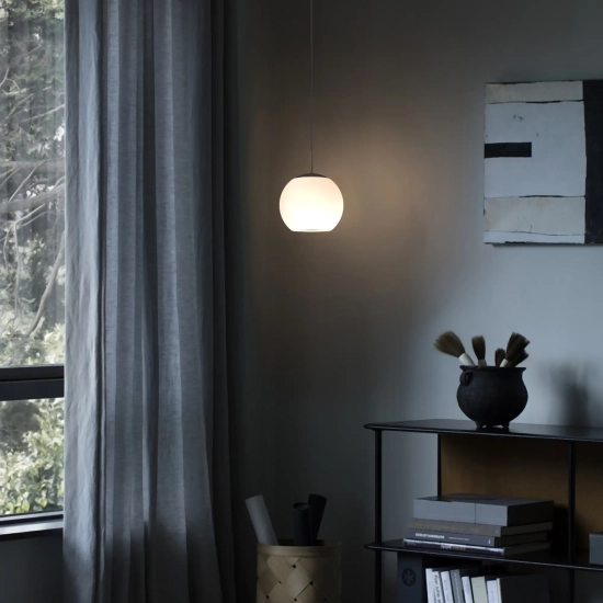 Lampa Wisząca Iliso 1xLED czarna PL0148 yaskr