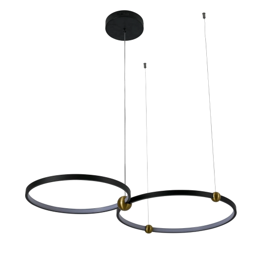 Lampa Wisząca Kido M LED czarny PL0139 yaskr