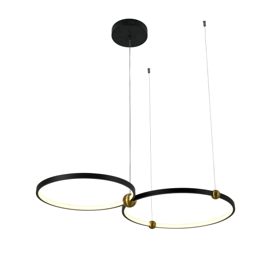 Lampa Wisząca Kido M LED czarny PL0139 yaskr