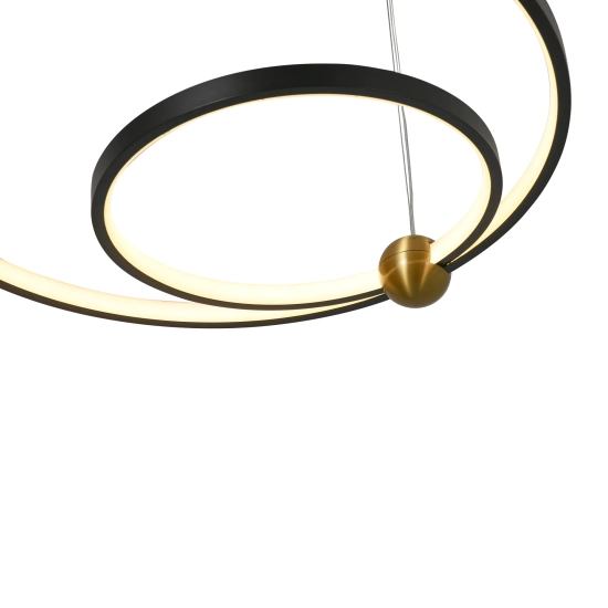 Lampa Wisząca Kido S LED czarny PL0138 yaskr