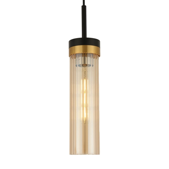 Lampa Wisząca Malika 1xE27 czarny PL0140-1 yaskr