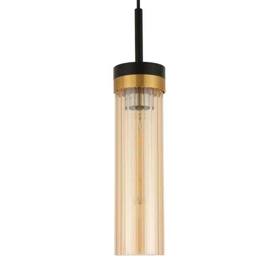 Lampa Wisząca Malika 1xE27 czarny PL0140-1 yaskr