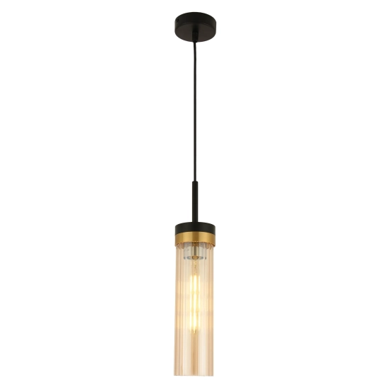 Lampa Wisząca Malika 1xE27 czarny PL0140-1 yaskr