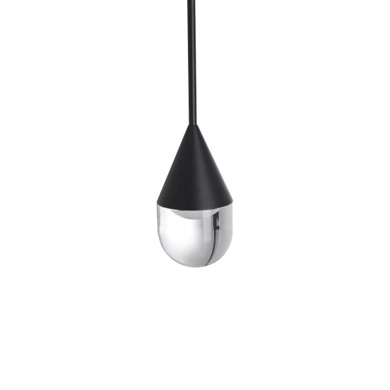 Lampa Wisząca Nata 1xLED czarna PL0104-BK yaskr