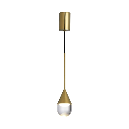 Lampa Wisząca Nata 1xLED złota PL0104-GD yaskr