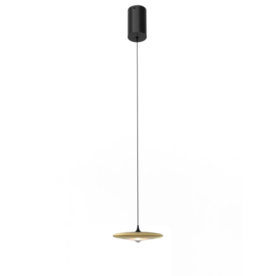 Lampa Wisząca Otos 1xLED Szczotkowane Złoto PL0145 yaskr