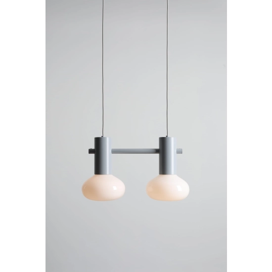 LAMPA WISZĄCA FLO 2 SZARY S (opal glass) 7000H22_S Aldex - zdjęcie dodatkowe 3