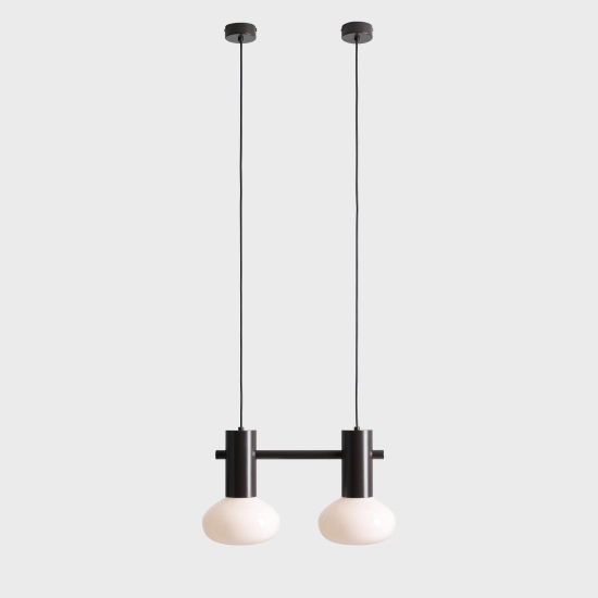 LAMPA WISZĄCA FLO 2 MOKKA S (opal glass) 7000H28_S Aldex - zdjęcie dodatkowe 2