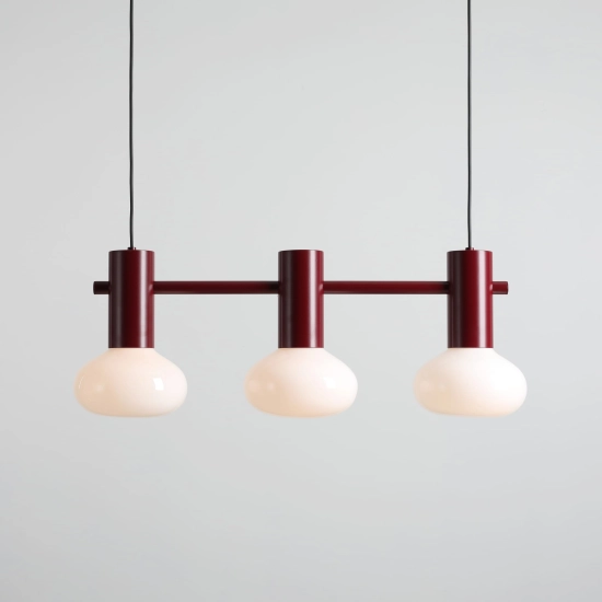 LAMPA WISZĄCA FLO 3 RUBY S (opal glass) 7000E27_S Aldex - zdjęcie dodatkowe 1