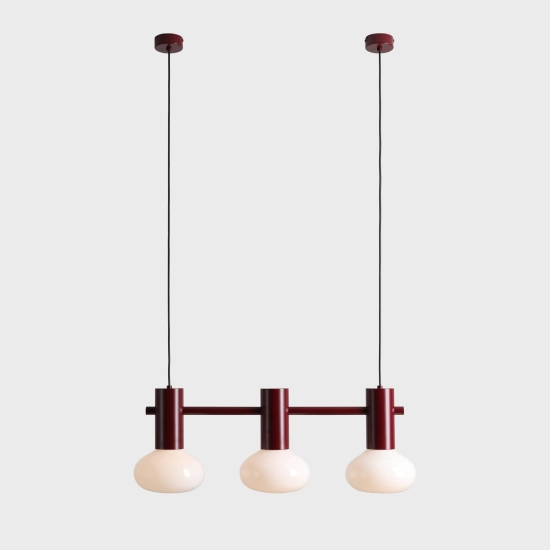LAMPA WISZĄCA FLO 3 RUBY S (opal glass) 7000E27_S Aldex - zdjęcie dodatkowe 2