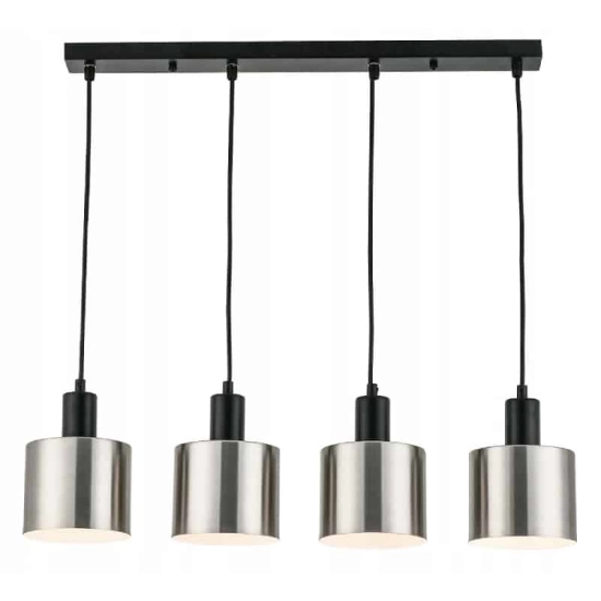 kinkiecik.pl Nulla - lampa wisząca 4 pł czarna 334504-07 REALITY