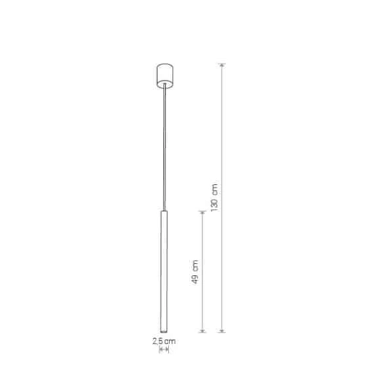 Lampa wisząca LASER 490 WHITE 8796 Nowodvorski - zdjęcie dodatkowe 1