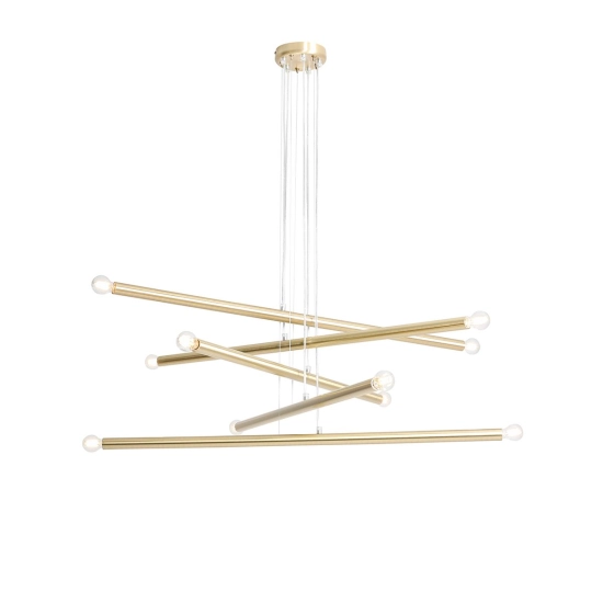LAMPA WISZĄCA TUBO 10 BRASS 1072M40 ALDEX - zdjęcie produktu