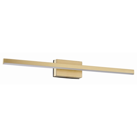 Linea - kinkiet łazienkowy LED jasny złoty 1x8W 640Lm 4000K 234011-36 REALITY