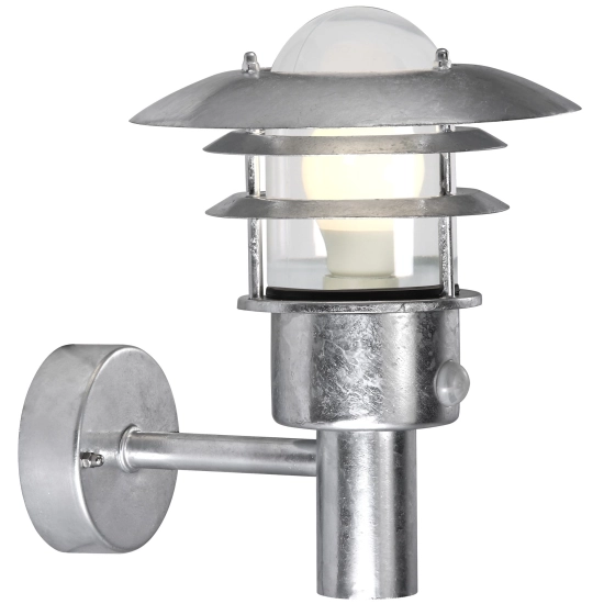 kinkiet zewnętrzny Lonstrup 22 Sensor Wall light Galvanized 71432031 Nordlux