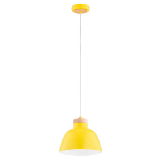Lampa wisząca LORIEN ŻÓŁTA 1xE27 61359 ALFA