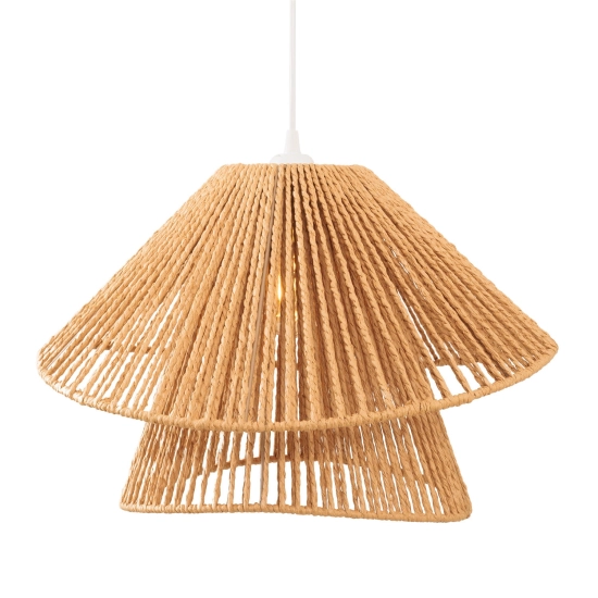 Lampa wisząca Amalfi II Natural P0578 MaxLight