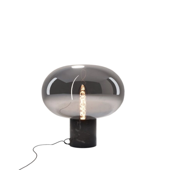Lampa Stołowa Moonstone Smoke Glass + Black Marble T0057 MAXLIGHT - zdjęcie produktu
