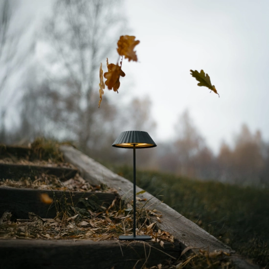 Lampa stołowa Muffin czarna IP44 T0066 MaxLight