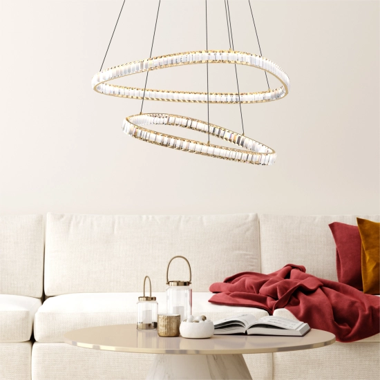 Lampa wisząca z pilotem ATHESA MD3169-2-3GT Zuma Line