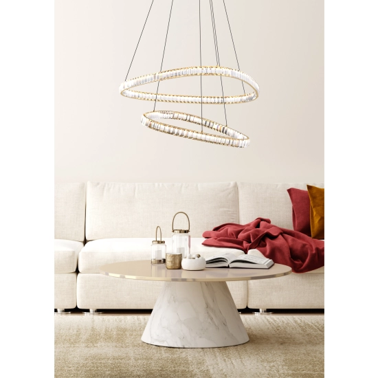 Lampa wisząca z pilotem ATHESA MD3169-2-3GT Zuma Line