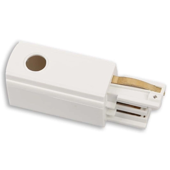 TRACK końcówka zasilająca prawa biała MHT1-C/R-WH MaxLight - zdjęcie produktu