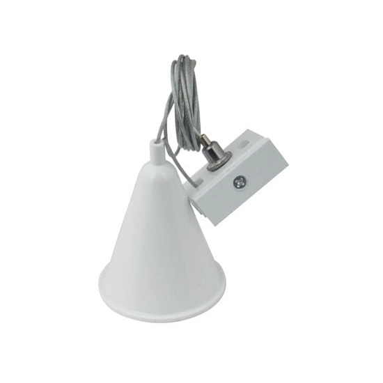 ZAWIESIE LINKOWE Z UCHWYTEM 2 M MHT1-KIT-WH BIAŁE MaxLight - zdjęcie produktu