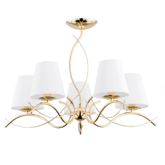 Lampa wisząca MONZA ZŁOTA 5xE14 27615 ALFA