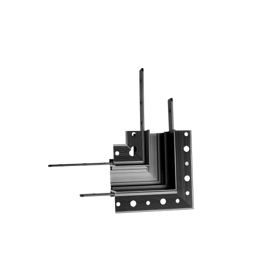 Magnetic MT0008 Kątownik 90° czarny Montaż na sufit lub ścianę Do szyn MT0006, MT0007 Maxlight - zdjęcie produktu