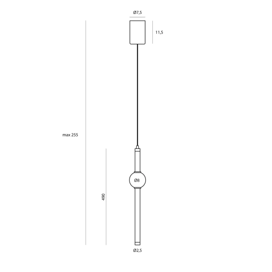 Lampa Wisząca Verdes P0612 MaxLight