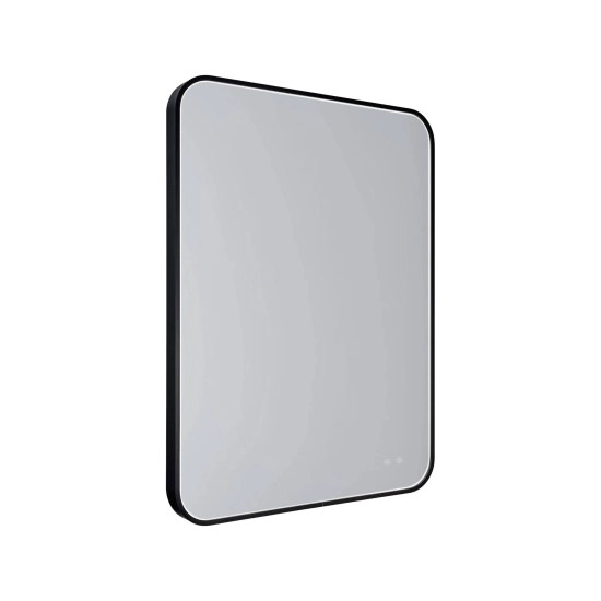Mirror Prostokąt 76x91cm czarne lustro podświetlane W0384 MaxLight - zdjęcie produktu