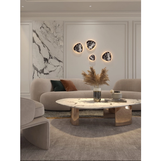 Kinkiet Marbles 10W Czarny W0392 MaxLight