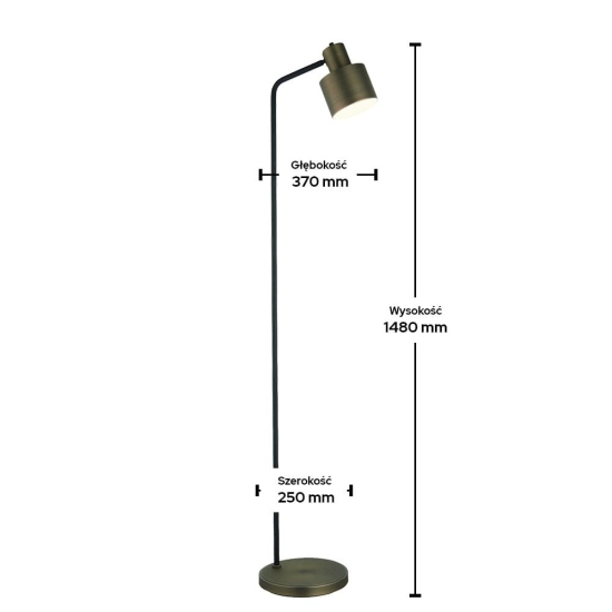 Lampa podłogowa Mayfield Task floor 78706 ENDON