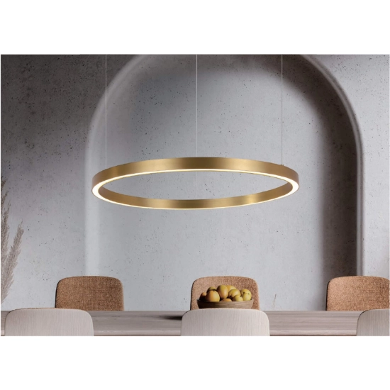 Lampa wisząca złota MIDWAY Triangle LP-033/1P S GD LIGHT PRESTIGE
