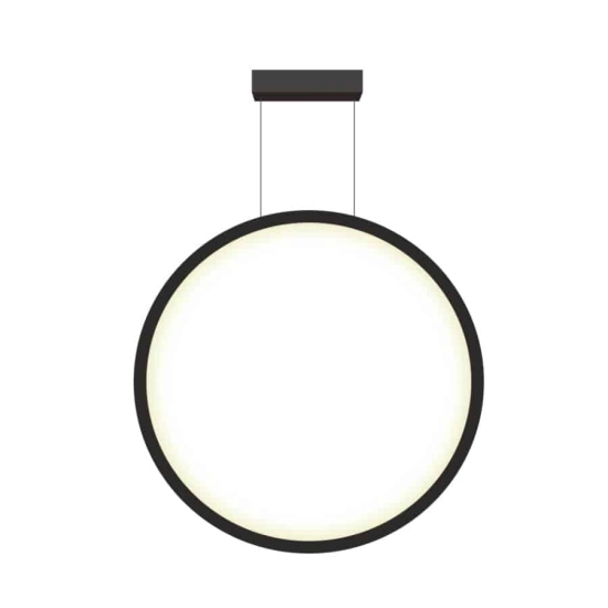 kinkiecik.pl Mirror wisząca mała czarna 60cm LP-999/1P S BK Light Prestige