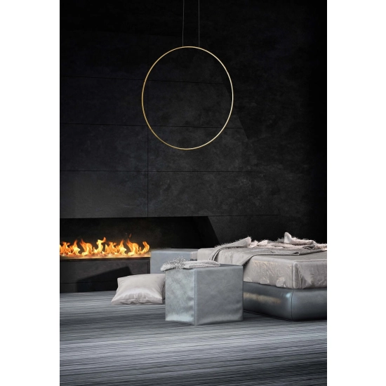 Lampa wisząca MIRROR ZŁOTA LP-999/1P L GD CCT LIGHT PRESTIGE
