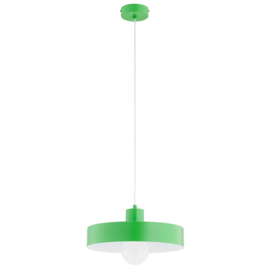 Lampa wisząca NEVERA ZIELONA 1xE27 34cm 61448 ALFA