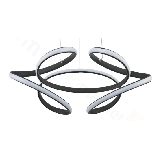 Narida Lampa wisząca antracyt LED 40W 4000K 3200lm 336701-35 REALITY