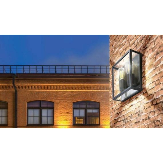 Niklas 2 Wall (black) AZ4488 E27 2x MAX 60W IP44 GLASS METAL AZZARDO