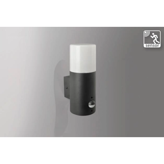 Kinkiet Nils Wall Sensor (black) AZ4479 E27 1x MAX 13W IP44 PC METAL AZZARDO