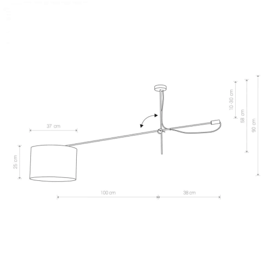 Lampa wisząca VIPER White 6640 Nowodvorski - zdjęcie dodatkowe 1
