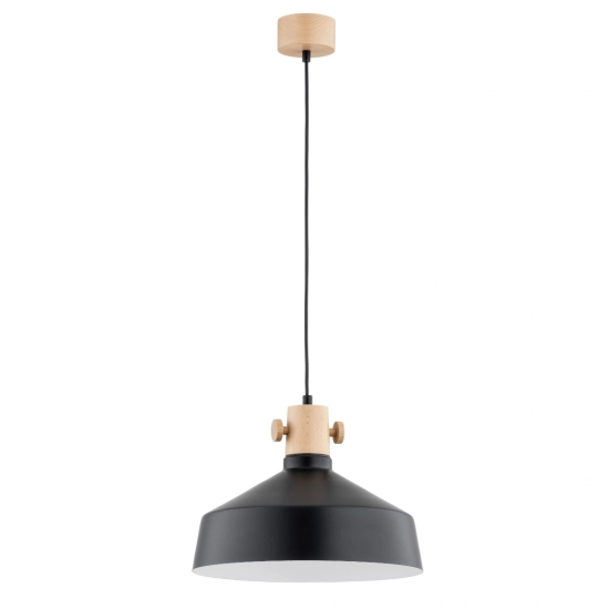 Lampa wisząca ODELIS CZARNA 1xE27 61300 ALFA