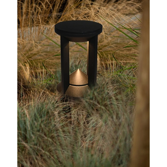 Lampa zewnętrzna stojąca Nomad OFL-52052-S-BK Italux - zdjęcie 3