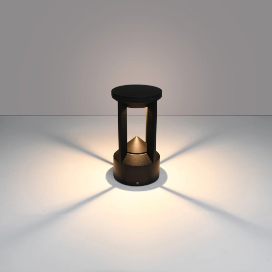 Lampa zewnętrzna stojąca Nomad OFL-52052-S-BK Italux - zdjęcie 5