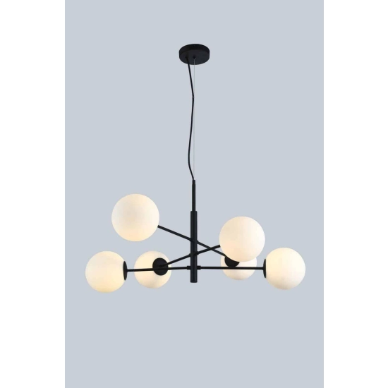 Lampa wisząca Oviedo 6 (black/black) AZ4420 AZZARDO