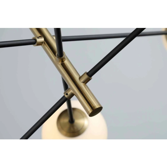 Lampa wisząca Oviedo 6 (gold/black) AZ4421 AZZARDO