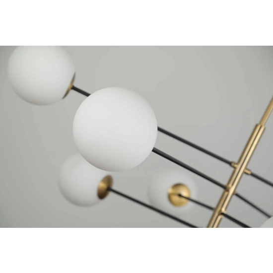Lampa wisząca Oviedo 8 (gold/black) AZ4423 AZZARDO