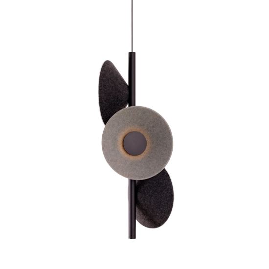 Lampa wisząca Puro Black&grey P0562 MaxLight